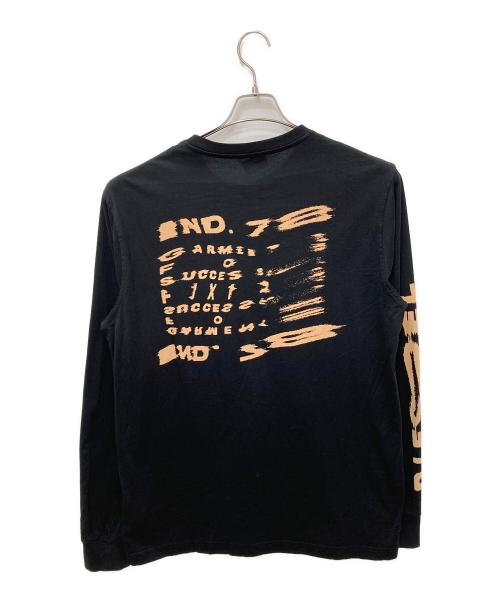 DIESEL（ディーゼル）DIESEL (ディーゼル) ロングスリーブカットソー ブラック サイズ:XLの古着・服飾アイテム
