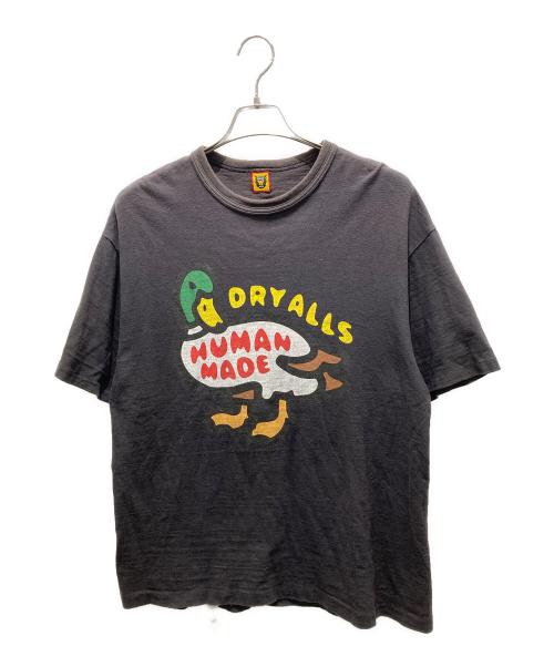 HUMAN MADE（ヒューマンメイド）HUMAN MADE (ヒューマンメイド) DRY ALLSプリントTシャツ ブラウン サイズ:XLの古着・服飾アイテム