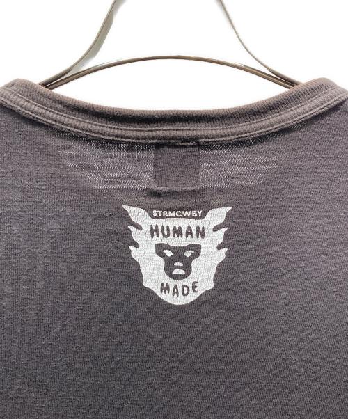HUMAN MADE（ヒューマンメイド）HUMAN MADE (ヒューマンメイド) DRY ALLSプリントTシャツ ブラウン サイズ:XLの古着・服飾アイテム