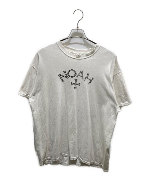 Noah（ノア）Noah (ノア) プリントTシャツ ホワイト サイズ:XLの古着・服飾アイテム