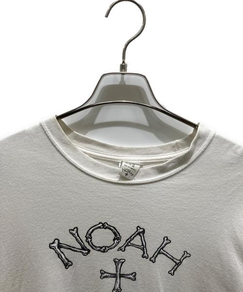 Noah（ノア）Noah (ノア) プリントTシャツ ホワイト サイズ:XLの古着・服飾アイテム