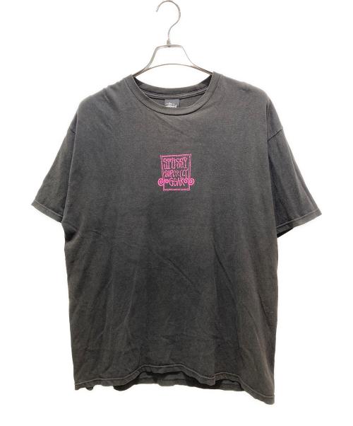 stussy（ステューシー）stussy (ステューシー) プリントTシャツ グレー サイズ:Lの古着・服飾アイテム