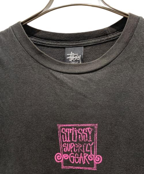 stussy（ステューシー）stussy (ステューシー) プリントTシャツ グレー サイズ:Lの古着・服飾アイテム