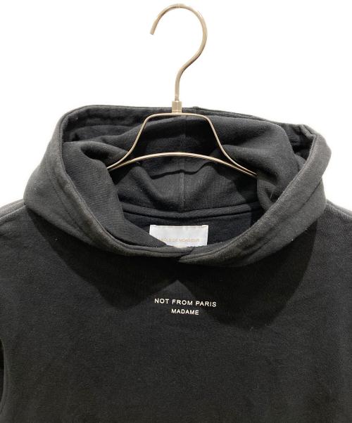 DROLE DE MONSIEUR（ドロール ド ムッシュ）DROLE DE MONSIEUR (ドロール ド ムッシュ) プルオーバーパーカー ブラック サイズ:Mの古着・服飾アイテム