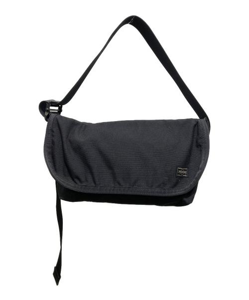 PORTER（ポーター）PORTER (ポーター) メッセンジャーバッグ ブラックの古着・服飾アイテム