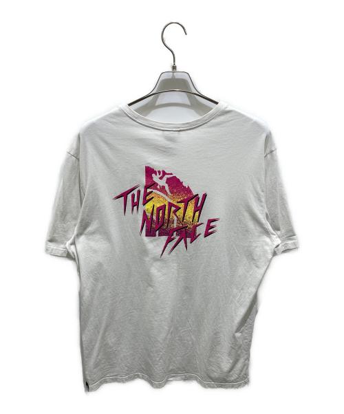 THE NORTH FACE（ザ ノース フェイス）THE NORTH FACE (ザ ノース フェイス) プリントTシャツ ホワイト サイズ:Lの古着・服飾アイテム