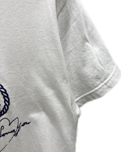 BOAT HOUSE（ボート ハウス）BOAT HOUSE (ボート ハウス) プリントTシャツ ホワイト サイズ:3の古着・服飾アイテム