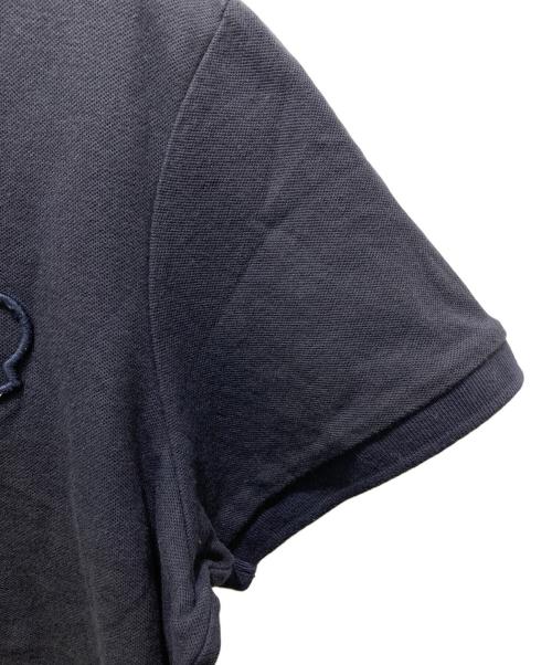 MONCLER（モンクレール）MONCLER (モンクレール) ロゴ刺繍Tシャツ ネイビー サイズ:XSの古着・服飾アイテム