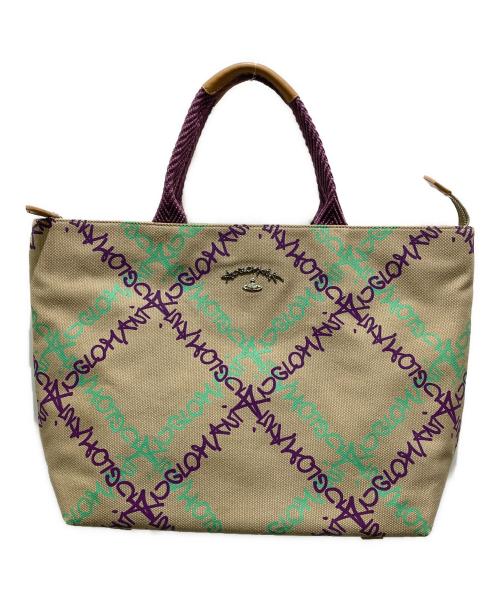 Vivienne Westwood ANGLOMANIA（ヴィヴィアンウエストウッドアングロマニア）VIVIENNE WESTWOOD ANGLOMANIA (ヴィヴィアンウエストウッドアングロマニア) トートバッグ ベージュの古着・服飾アイテム