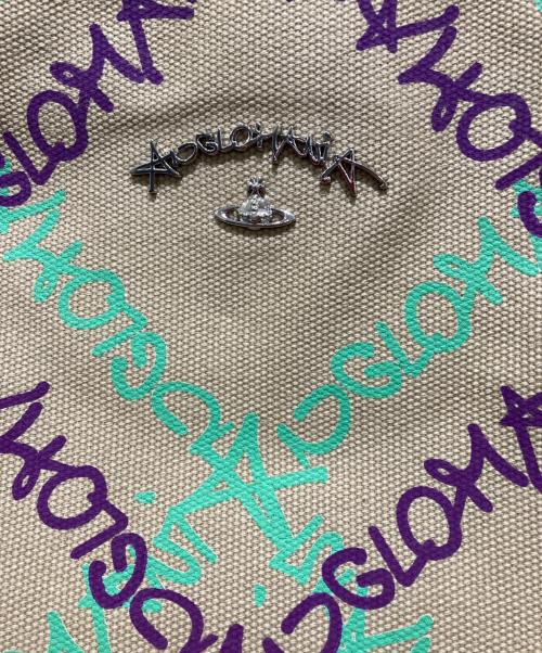 Vivienne Westwood ANGLOMANIA（ヴィヴィアンウエストウッドアングロマニア）VIVIENNE WESTWOOD ANGLOMANIA (ヴィヴィアンウエストウッドアングロマニア) トートバッグ ベージュの古着・服飾アイテム