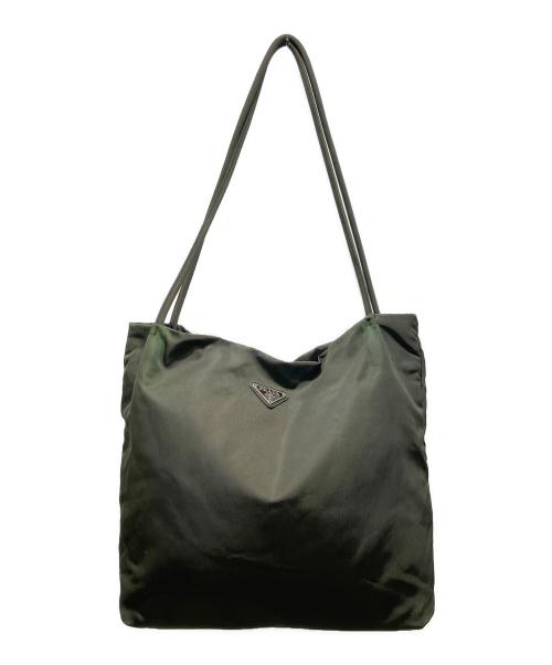 PRADA（プラダ）PRADA (プラダ) ハンドバッグ グリーンの古着・服飾アイテム