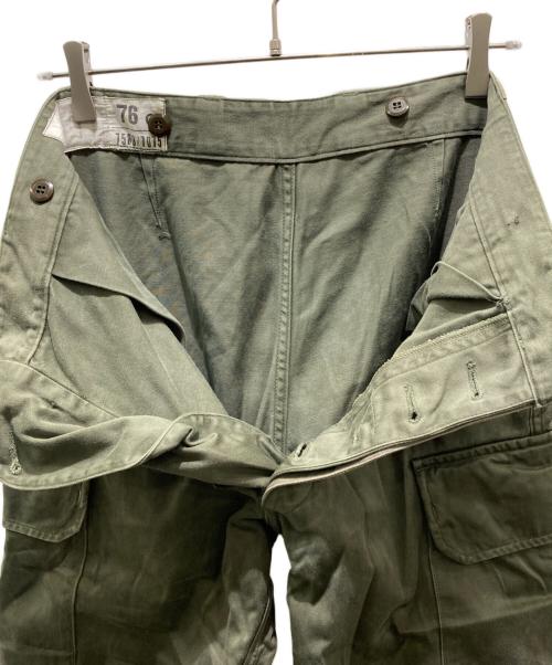 French Army（フランス軍）French Army (フレンチアーミー) M64 カーゴパンツ カーキ サイズ:76の古着・服飾アイテム