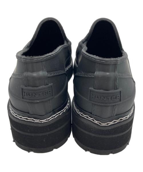 HUNTER（ハンター）HUNTER (ハンター) W REFINED STITCH PENNY LOAFER ブラック サイズ:39の古着・服飾アイテム