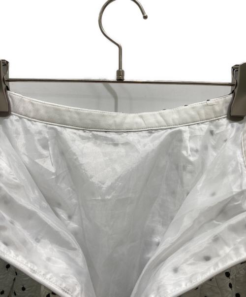 ARPEGE STORY（アルページュストーリー）ARPEGE STORY (アルページュストーリー) ドット刺繍ジャガードスカート ホワイト サイズ:1の古着・服飾アイテム