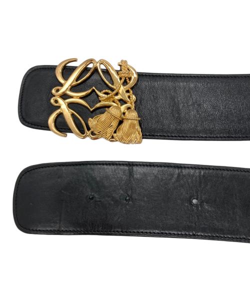 LOEWE（ロエベ）LOEWE (ロエベ) レザーベルト ブラック サイズ:75の古着・服飾アイテム