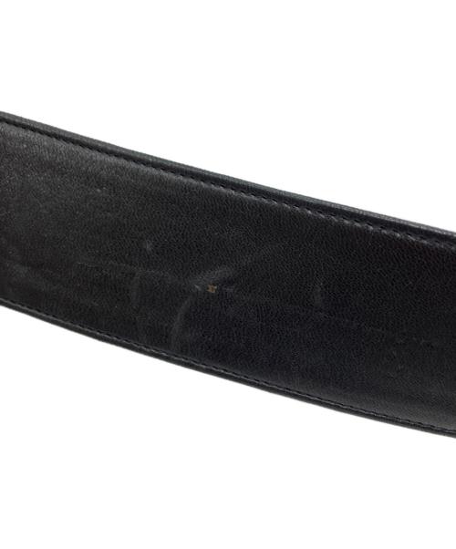 LOEWE（ロエベ）LOEWE (ロエベ) レザーベルト ブラック サイズ:75の古着・服飾アイテム