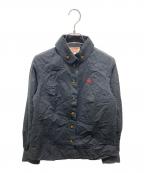 Vivienne Westwood RED LABELヴィヴィアンウエストウッドレッドレーベル）の古着「総柄シャツ」｜ブラック