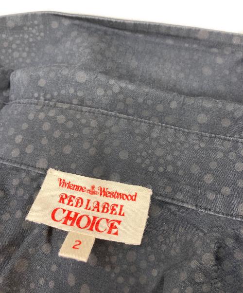 Vivienne Westwood RED LABEL（ヴィヴィアンウエストウッドレッドレーベル）Vivienne Westwood RED LABEL (ヴィヴィアンウエストウッドレッドレーベル) 総柄シャツ ブラック サイズ:2の古着・服飾アイテム