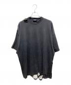 BALENCIAGAバレンシアガ）の古着「OVERSIZED REPAIRED T-SHIRT」｜ブラック