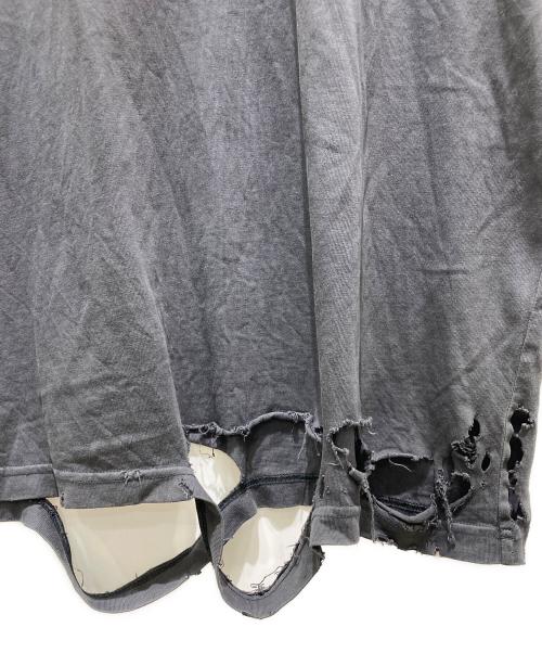 BALENCIAGA（バレンシアガ）BALENCIAGA (バレンシアガ) OVERSIZED REPAIRED T-SHIRT ブラック サイズ:4の古着・服飾アイテム