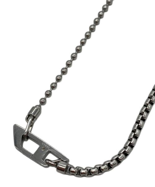DIESEL（ディーゼル）DIESEL (ディーゼル) STEEL ネックレス シルバーの古着・服飾アイテム