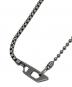 DIESEL (ディーゼル) STEEL ネックレス シルバー：8000円