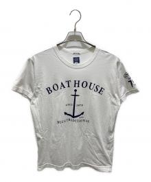 BOAT HOUSE（ボート ハウス）の古着「プリントTシャツ」｜ホワイト