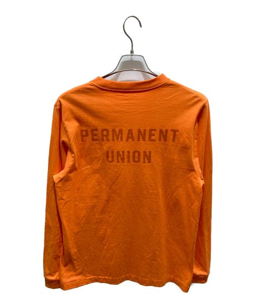 permanent union（パーマネントユニオン）permanent union (パーマネントユニオン) ロングスリーブカットソー オレンジ サイズ:Sの古着・服飾アイテム