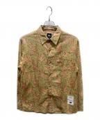stussyステューシー）の古着「総柄シャツ」｜イエロー
