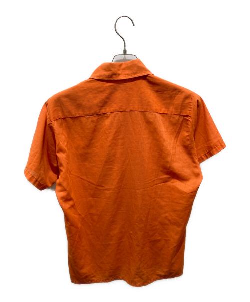 LIN WALTER（-）LIN WALTER (-) 半袖シャツ オレンジ サイズ:Mの古着・服飾アイテム