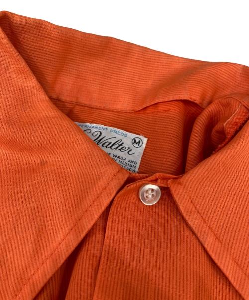 LIN WALTER（-）LIN WALTER (-) 半袖シャツ オレンジ サイズ:Mの古着・服飾アイテム