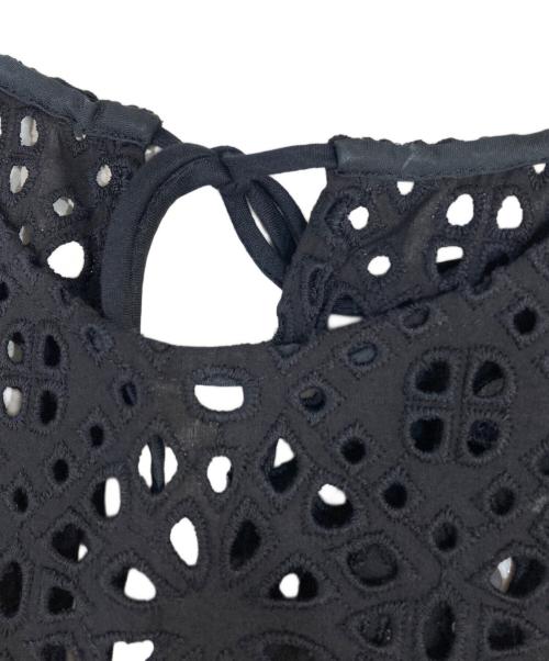 SHIPS for women（シップスフォーウーマン）SHIPS for women (シップスフォーウーマン) エンブロイダリーワンピース ブラック サイズ:記載無しの為実寸参照の古着・服飾アイテム