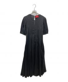 merlette×Ron Herman（マーレット×ロンハーマン）の古着「コットンギャザーワンピース」｜ブラック