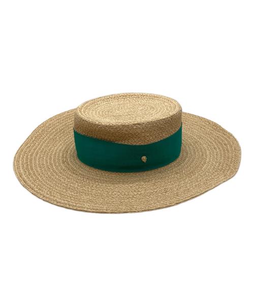 HELEN KAMINSKI（ヘレンカミンスキー）HELEN KAMINSKI (ヘレンカミンスキー) MISS BLOOM WIDE ベージュ 未使用品の古着・服飾アイテム