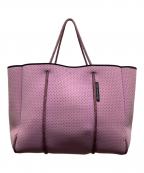 STATE OF ESCAPEステイトオブエスケープ）の古着「ポーチ付きハンドバッグ」｜パープル