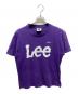 LEE（リー）の古着「ロゴプリントTシャツ」｜パープル