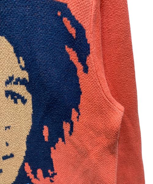 stussy（ステューシー）stussy (ステューシー) クルーネックニット オレンジ サイズ:Sの古着・服飾アイテム