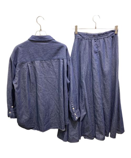 ARPEGE STORY（アルページュストーリー）ARPEGE STORY (アルページュストーリー) デニムシャツセットアップ インディゴ サイズ:1の古着・服飾アイテム