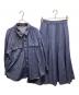 ARPEGE STORY（アルページュストーリー）の古着「デニムシャツセットアップ」｜インディゴ