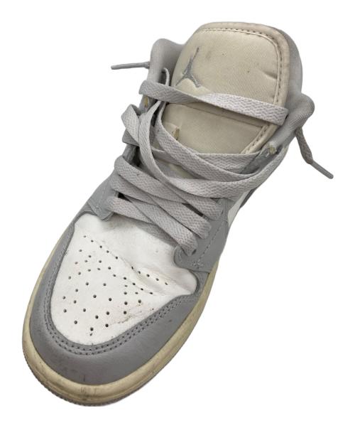 NIKE（ナイキ）NIKE (ナイキ) AIR JORDAN 1 LOW グレー サイズ:24の古着・服飾アイテム