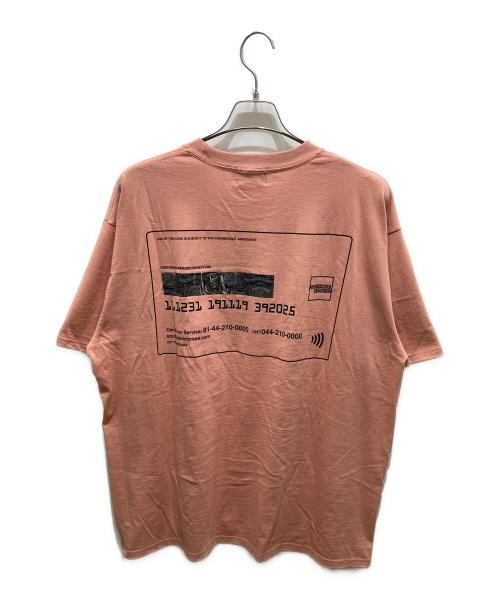 BREATH（ブレス）BREATH (ブレス) BLACK CARD TEE オレンジ サイズ:XLの古着・服飾アイテム