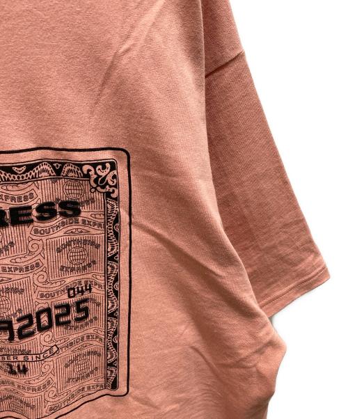 BREATH（ブレス）BREATH (ブレス) BLACK CARD TEE オレンジ サイズ:XLの古着・服飾アイテム