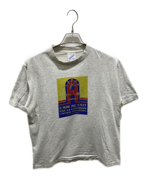 United Sports（ユナイテッドスポーツ）United Sports (ユナイテッドスポーツ) プリントTシャツ グレー サイズ:Lの古着・服飾アイテム