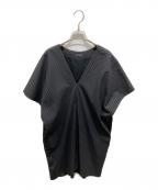 BARNEYS NEWYORKバーニーズ・ニューヨーク）の古着「ストライプワンピース」｜ブラック