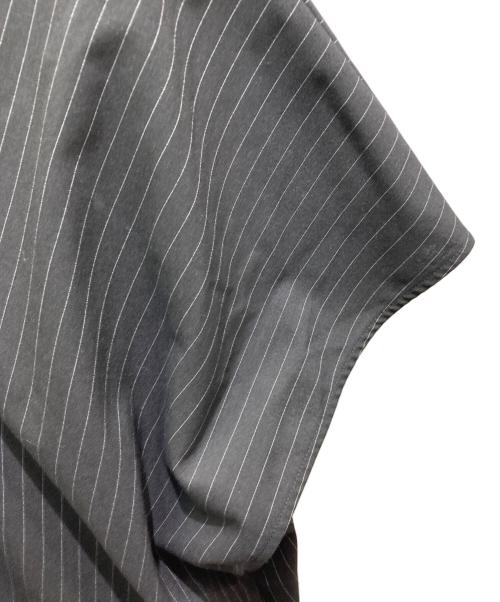 BARNEYS NEWYORK（バーニーズ・ニューヨーク）BARNEYS NEWYORK (バーニーズ・ニューヨーク) ストライプワンピース ブラック サイズ:36の古着・服飾アイテム