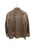 HOUSTON (ヒューストン) レザージャケット ブラウン サイズ:L：17000円