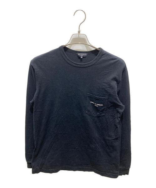 COMME des GARCONS HOMME（コムデギャルソン オム）COMME des GARCONS HOMME (コムデギャルソン オム) ロングスリーブカットソー ブラック サイズ:Mの古着・服飾アイテム