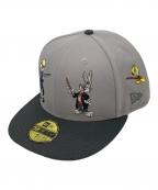 New Era×Warner Brother’sニューエラ×）の古着「キャップ」｜グレー