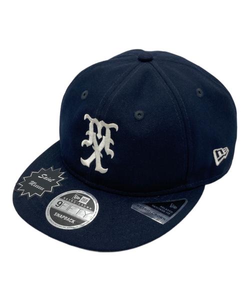 New Era（ニューエラ）New Era (ニューエラ) SAINT MICHAEL (セントマイケル) キャップ ネイビーの古着・服飾アイテム