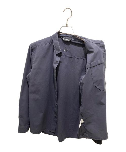 milestone（マイルストーン）milestone (マイルストーン) daybreak Long Sleeve Shirt グレー サイズ:Mの古着・服飾アイテム